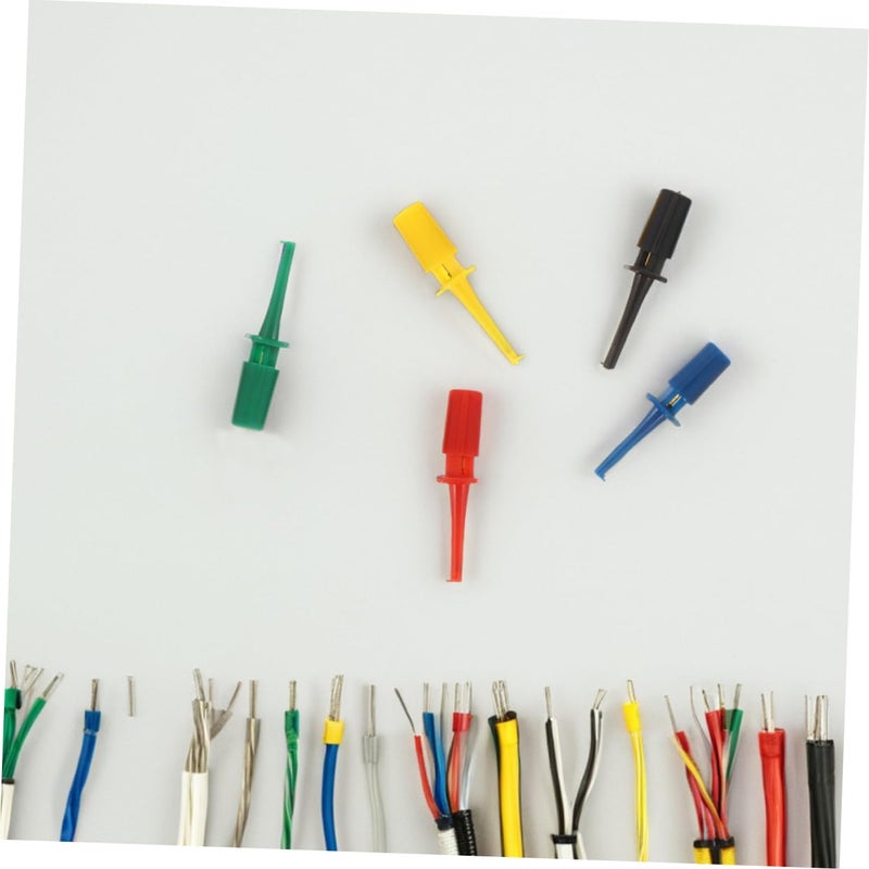 Stobaza 25pcs Multimeter Test Hook Clips Kit Portable Electronic Testing Probes Resilient Material - Image 4